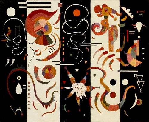 Striped 1934 by Wassily Kandinsky (24 x 18)