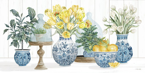 Chinoiserie Lemon Set by Cindy Jacobs (24 x 12)