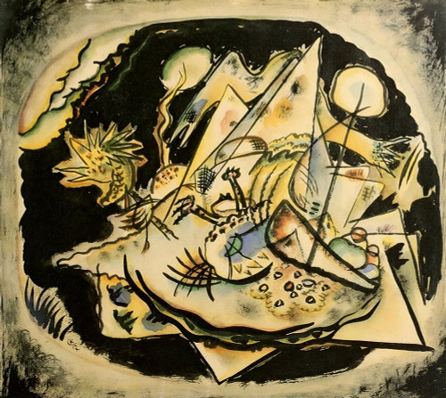 Study for Grey Oval 1917 by Wassily Kandinsky (24 x 21)