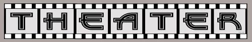 Theater Sign by Cindy Jacobs (24 x 4)
