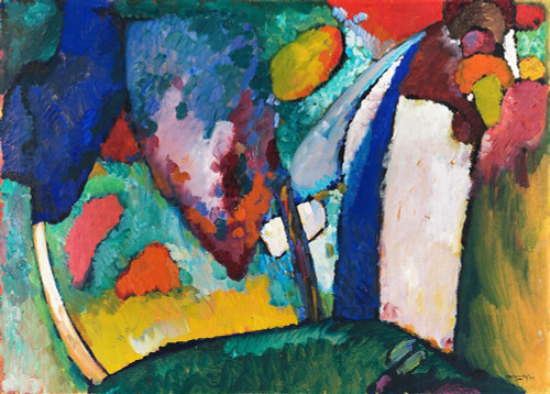 The Waterfall 1909 by Wassily Kandinsky (18 x 24)