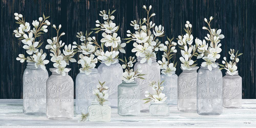 Spring Blooms in a Row by Cindy Jacobs (24 x 18)