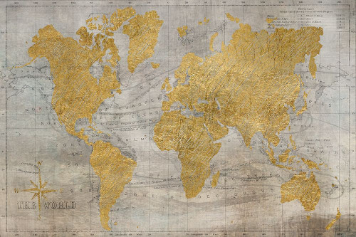 Golden World by Susan Jill (24 x 18)