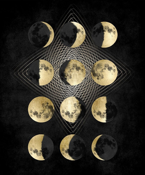 Moon Phases by Oliver Jeffries (18 x 24)