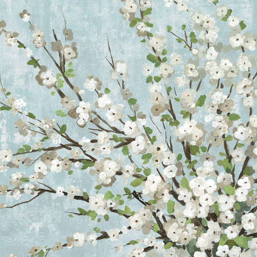 Fresh Pale Blooms III by Asia Jensen (24 x 24)