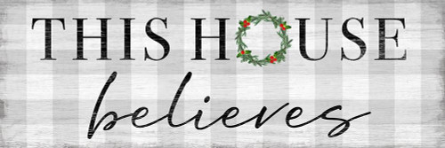 This House Believes by Natalie Carpentieri (24 x 8)