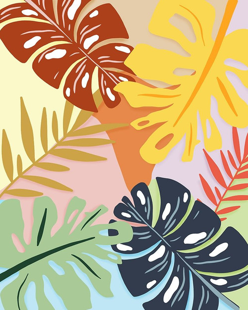 Tropical Foliage II by Natalie Carpentieri (18 x 24)