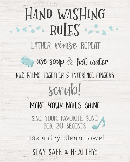 Stay Safe Rules by Natalie Carpentieri (18 x 24)