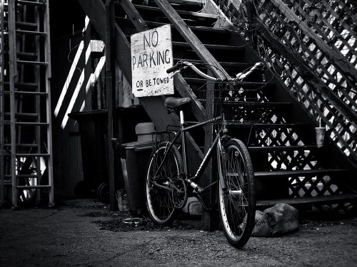 The Bad Bicycle by Brian Carson (24 x 18)