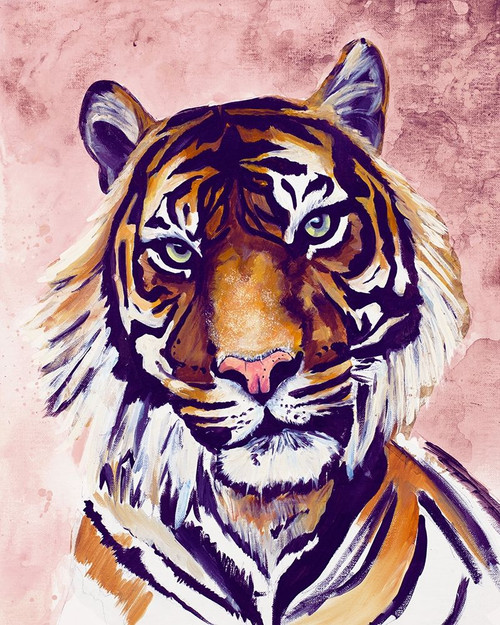 Tiger Face by Chelsea Goodrich (18 x 24)