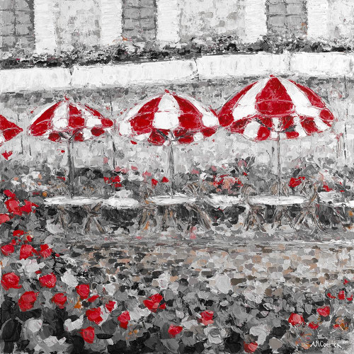 Splash of Red in Paris II by Ann Marie Coolick (12 x 12)