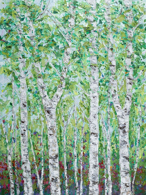 Green Birchwood II by Ann Marie Coolick (18 x 24)