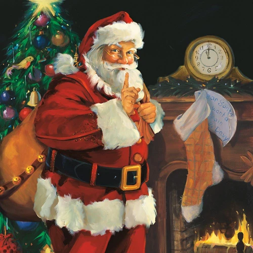 Shhhh by Susan Comish (24 x 24)