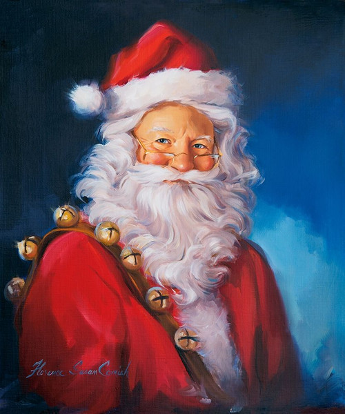 Santa Portrait by Susan Comish (18 x 24)