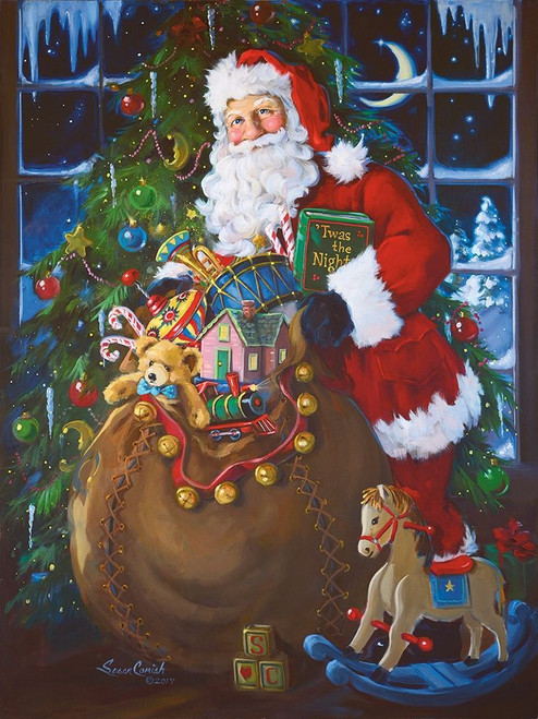 Twas The Night Before Christmas by Susan Comish (18 x 24)