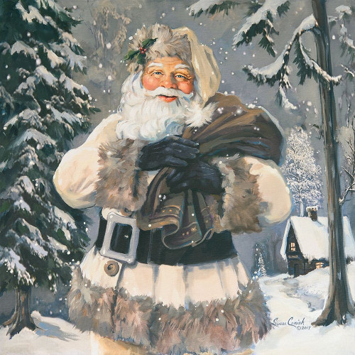 Woodland Santa by Susan Comish (24 x 24)