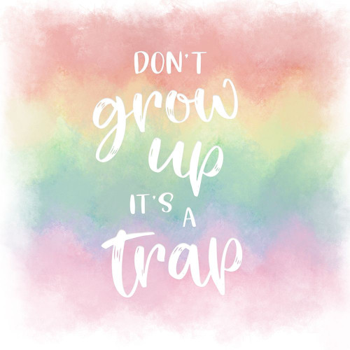 Dont Grow Up by Natalie Carpentieri (24 x 24)