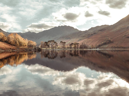 Still Lake-Lake District by Assaf Frank (24 x 18)