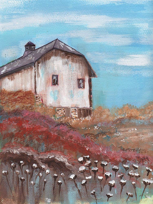 Cotton Farm Barn by Beverly Dyer (18 x 24)