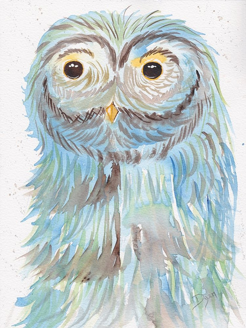Mrs Owl by Beverly Dyer (18 x 24)