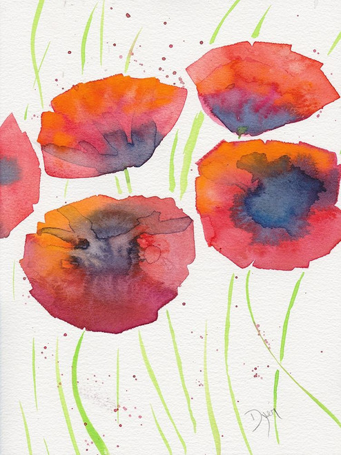 Poppies July 2 by Beverly Dyer (18 x 24)
