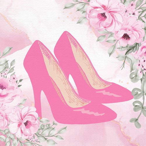 Pretty Pink 2 by Kimberly Allen (24 x 24)