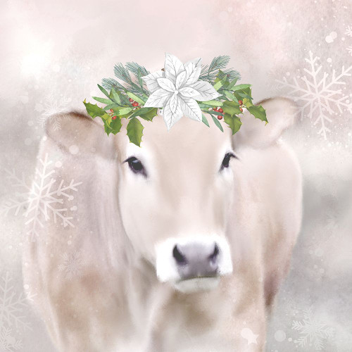 Snow Cow by Kimberly Allen (24 x 24)