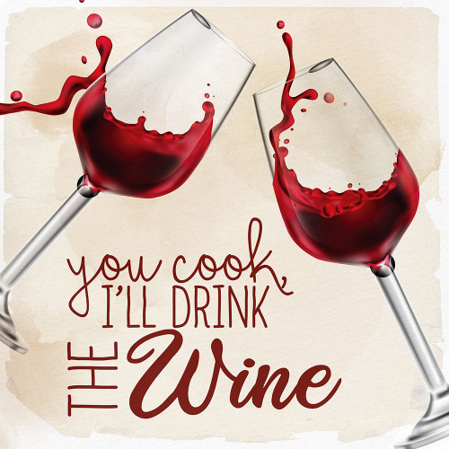 Wine Splash 3 by Kimberly Allen (24 x 24)