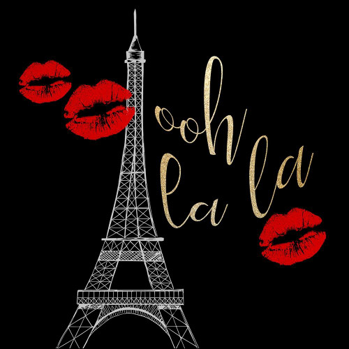 Paris Red 1 by Kimberly Allen (12 x 12)