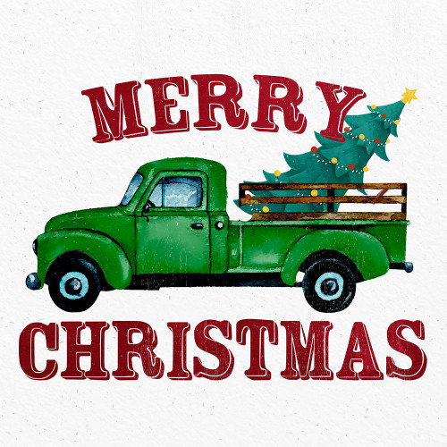 Merry Christmas Truck by Kimberly Allen (24 x 24)