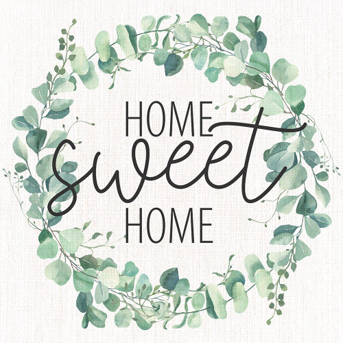 Home Sweet Home Wreath by Kimberly Allen (24 x 24)