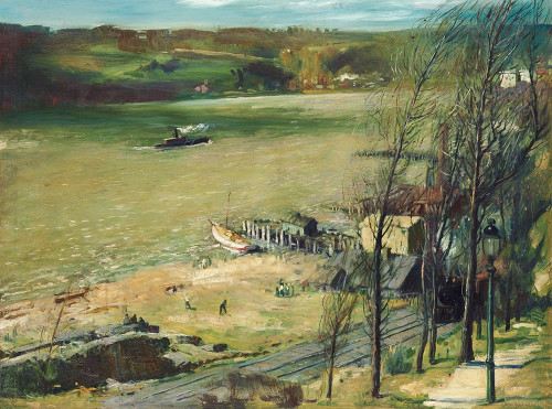 Up the Hudson by George Bellows (24 x 18)