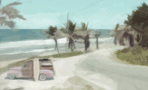 Woody  on the Coast by Noah Bay (24 x 15)