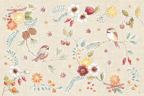 Winter Spice I by Daphne Brissonnet (24 x 18)