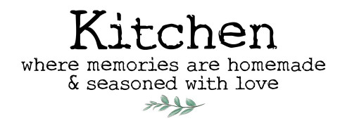 Kitchen Words 5 by Victoria Brown (24 x 8)