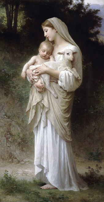 LInnocence by William-Adolphe Bouguereau (24 x 12)