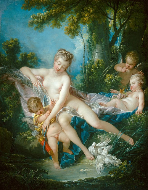 Venus Consoling Love by Francois Boucher (18 x 24)