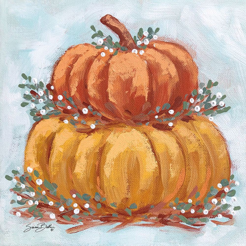 Pumpkin Stack IV by Sara Baker (12 x 12)