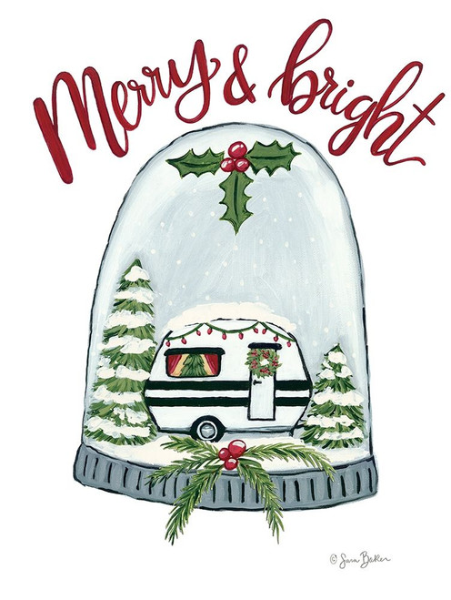 Merry and Bright Camper by Sara Baker (18 x 24)