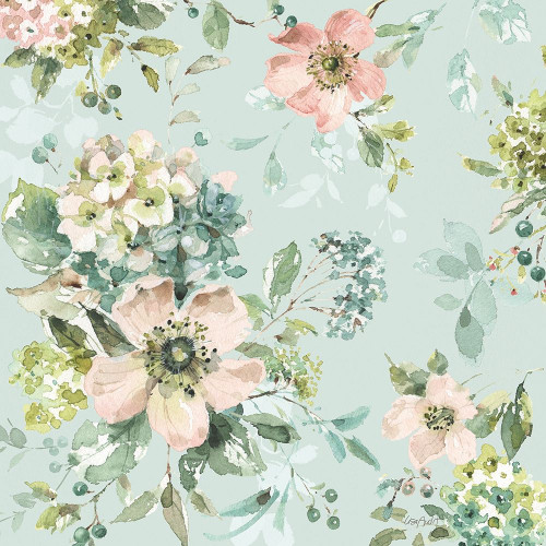 Mint Crush 14 on Mint by Lisa Audit (24 x 24)