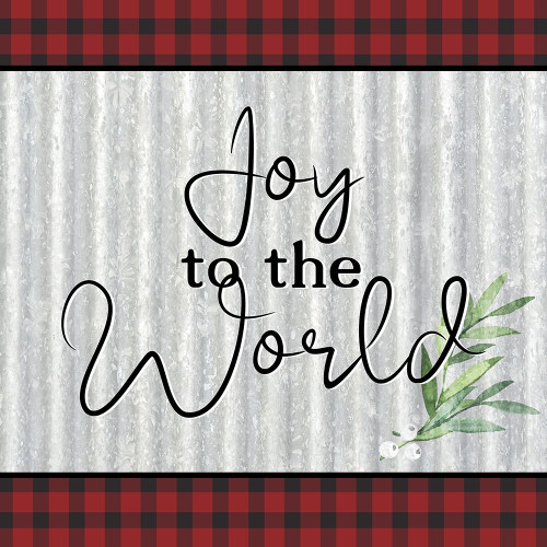 Joy to the Word Metal by Ann Bailey (24 x 24)