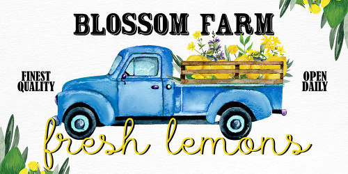 Lemon Tile 11 by Kimberly Allen (24 x 12)