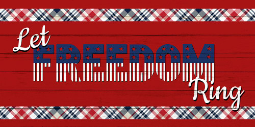 Let Freedom Ring by Kimberly Allen (24 x 12)