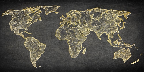 The World by Kimberly Allen (24 x 12)