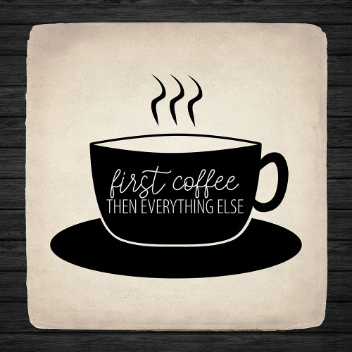 First Coffee 2 by Kimberly Allen (24 x 24)