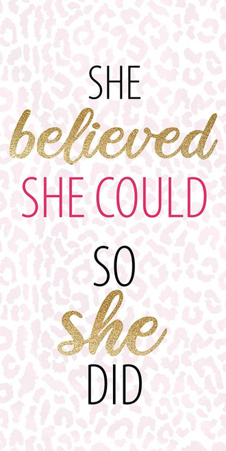 Believe Sparkle 1 by Kimberly Allen (12 x 24)