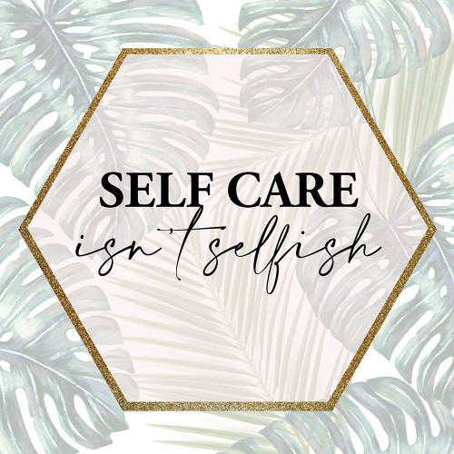 Selfcare 1 Green Leaves by Kimberly Allen (24 x 24)