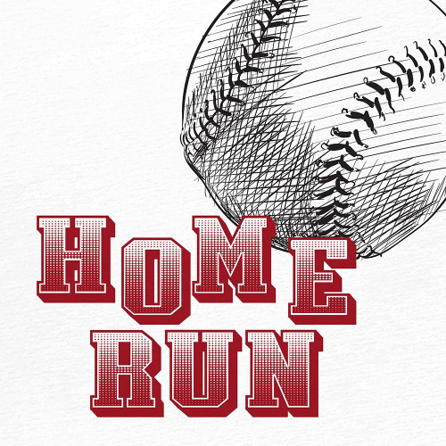 Home Run by Kimberly Allen (24 x 24)