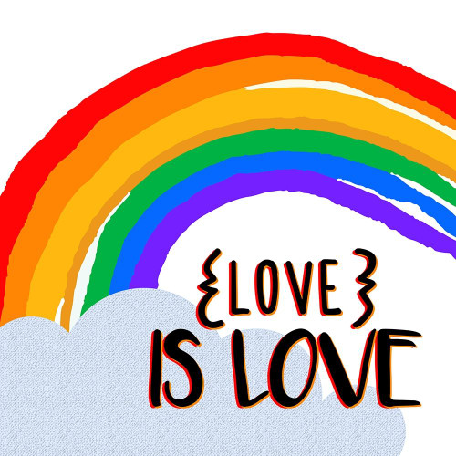 Love is Love by Kimberly Allen (24 x 24)