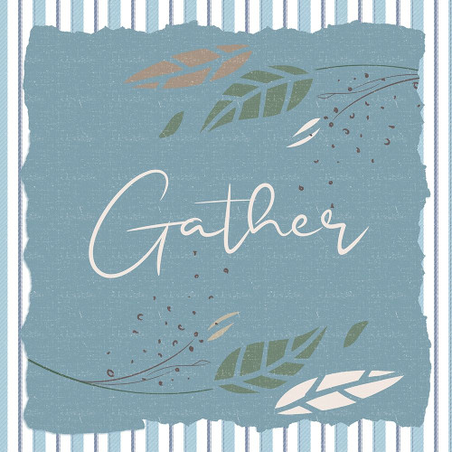 Gather Stripes Square by Kimberly Allen (24 x 24)